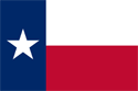 3' x 5' Texas flag, nylon, for outdoor use