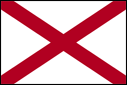 3' x 5' Alabama Flag for outdoor use, nylon