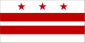 4' x 6' District ofColumbia Flag for outdoor use, nylon